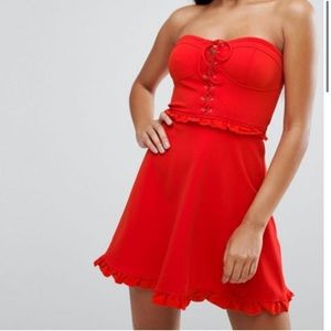 ❤️ASOS CORSET MINI SKATER DRESS❤️